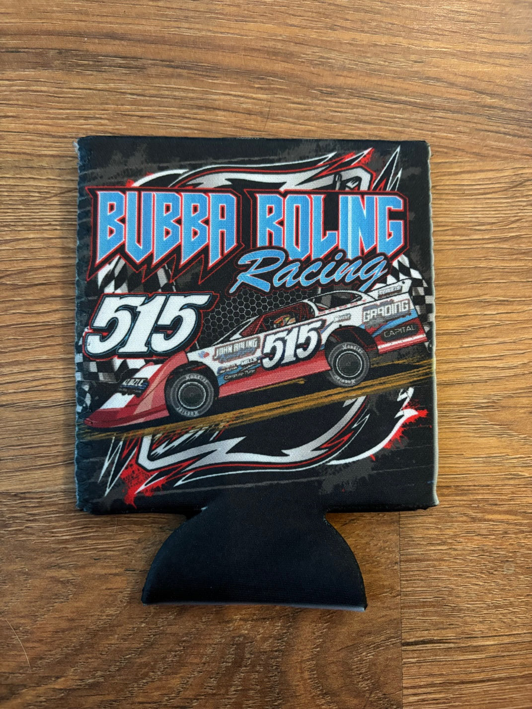 Black Bubba Roling 515 Can Koozie