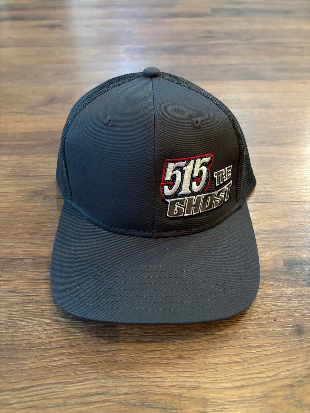 Dark Gray Mesh 515 The Ghost Snapback Hat – Bubba Roling Racing